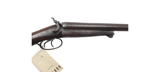 OCCASION - FUSIL JUXTAPOSE HUSQVARNA A CHIENS EXTERIEURS CAL.16/65 - JOLI DAMAS