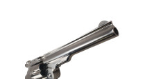 OCCASION - REVOLVER UBERTI SCHOFIELD NICKELÉ CALIBRE 45COLT - EXCELLENT ETAT