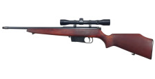 BRADERIE OCCASION - CARABINE SEMI-AUTOMATIQUE VOERE CAL.22LR + LUNETTE TASCO 4x32