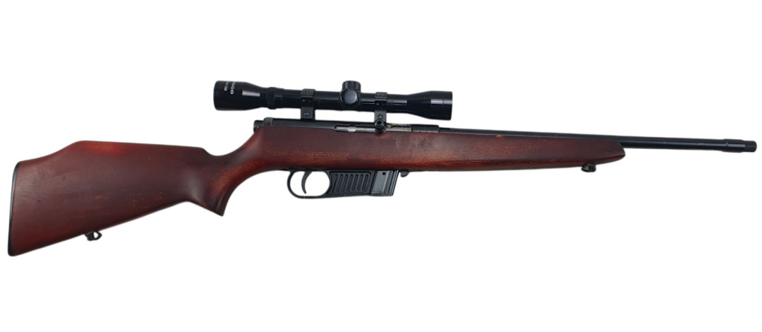 BRADERIE OCCASION - CARABINE SEMI-AUTOMATIQUE VOERE CAL.22LR + LUNETTE TASCO 4x32