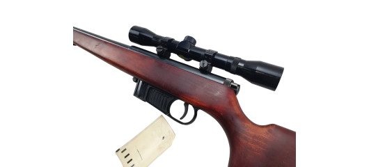 BRADERIE OCCASION - CARABINE SEMI-AUTOMATIQUE VOERE CAL.22LR + LUNETTE TASCO 4x32