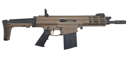 BRADERIE OCCASION - CARABINE HAUT DE GAMME ROBINSON ARMAMENT XCR-M 308WIN FDE CANON 9.5"