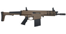 BRADERIE OCCASION - CARABINE HAUT DE GAMME ROBINSON ARMAMENT XCR-M 308WIN FDE CANON 9.5"