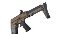 BRADERIE OCCASION - CARABINE HAUT DE GAMME ROBINSON ARMAMENT XCR-M 308WIN FDE CANON 9.5"
