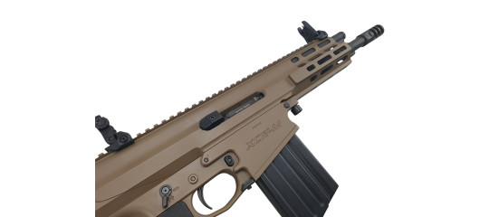 BRADERIE OCCASION - CARABINE HAUT DE GAMME ROBINSON ARMAMENT XCR-M 308WIN FDE CANON 9.5"