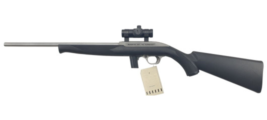 BRADERIE OCCASION - CARABINE SEMI-AUTO MOSSBERG 702 PLINKSTER CAL.22LR + POINT ROUGE UMAREX