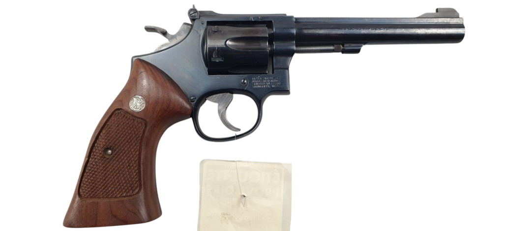 BRADERIE OCCASION - REVOLVER SMITH&WESSON MOD.17-5 CALIBRE 22LR CANON 6" - BEL ETAT