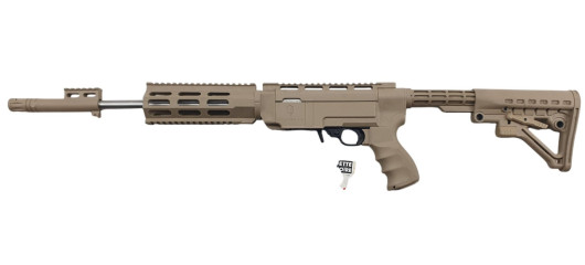 BRADERIE OCCASION - CARABINE SEMI AUTO RUGER 10/22 INOX ARCHANGEL 22LR