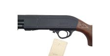 BRADERIE OCCASION - FUSIL A POMPE HATSAN ESCORT PUMP BOIS CAL.20/76 CANON 71cm