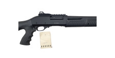 BRADERIE OCCASION - FUSIL A POMPE ATA ETOS TACTICAL CAL.12/76 HIGH-CAPACITY 7+1 CANON 61CM