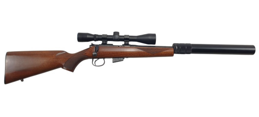 FOIRE OCCASION - CARABINE CZ 452-2E ZKM AMERICAN CAL.17hmr + LUNETTE 6x40 + MODERATEUR