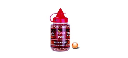 DESTO BB'S - BIBERON DE 1500 BILLES ACIER CUIVRÉ CROSMAN COPPERHEAD 4.5mm POUR AIRGUN