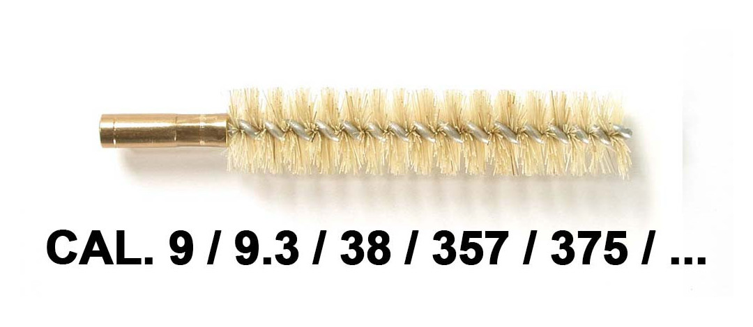 Ecouvillon crin calibre 9mm / 9.3 / .36 / .38 / .357 / .375 - Vendu à l'unité