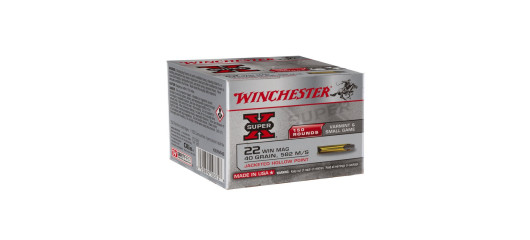 BOITE DE 150 CARTOUCHES WINCHESTER CAL.22MAG JHP 40GR