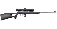 OCCASION - CARABINE MOSSBERG 802 PLINKSTER INOX 22LR + LUNETTE 3-9X40 + MODERATEUR NEUF