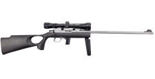 OCCASION - CARABINE MOSSBERG 802 PLINKSTER INOX 22LR + LUNETTE 3-9X40 + MODERATEUR NEUF