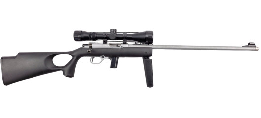 OCCASION - CARABINE MOSSBERG 802 PLINKSTER INOX 22LR + LUNETTE 3-9X40 + MODERATEUR NEUF