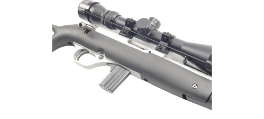 OCCASION - CARABINE MOSSBERG 802 PLINKSTER INOX 22LR + LUNETTE 3-9X40 + MODERATEUR NEUF