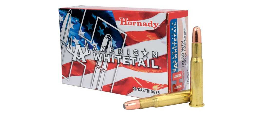 BOITE DE 20 CARTOUCHES HORNADY 30-30 WIN 150 GR INTERLOCK AMERICAN WHITETAIL