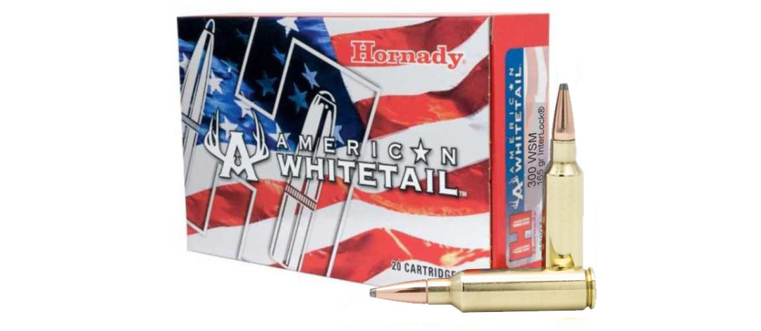 BOITE DE 20 CARTOUCHES HORNADY 300 WSM 165 GR INTERLOCK AMERICAN WHITETAIL